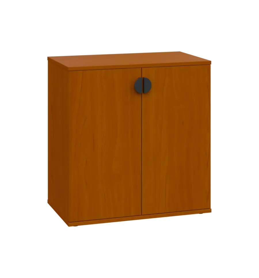 TN 2 - 7D kancelářská skříň, 2-dveřová, 750x720x400, třešeň šumavská